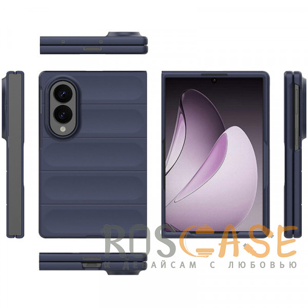 Изображение Темно-синий Flex Matte | Пластиковый чехол с Soft Touch покрытием для Samsung Galaxy Z Fold 8