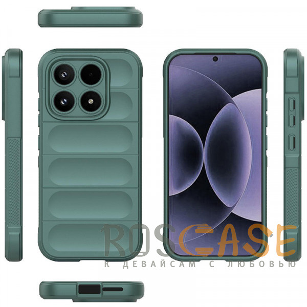 Фото Зеленый Flex Silicone | Противоударный чехол для Xiaomi Mi 17 с защитой камеры и микрофиброй