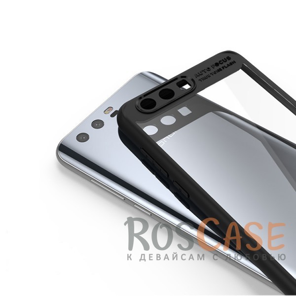 Изображение Черный iPaky Hard Original | Прозрачный чехол для Huawei Honor 9 с защитными бортиками