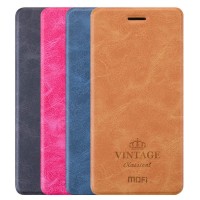 MOFI Vintage | Кожаный чехол-книжка с карманом для Meizu M5
