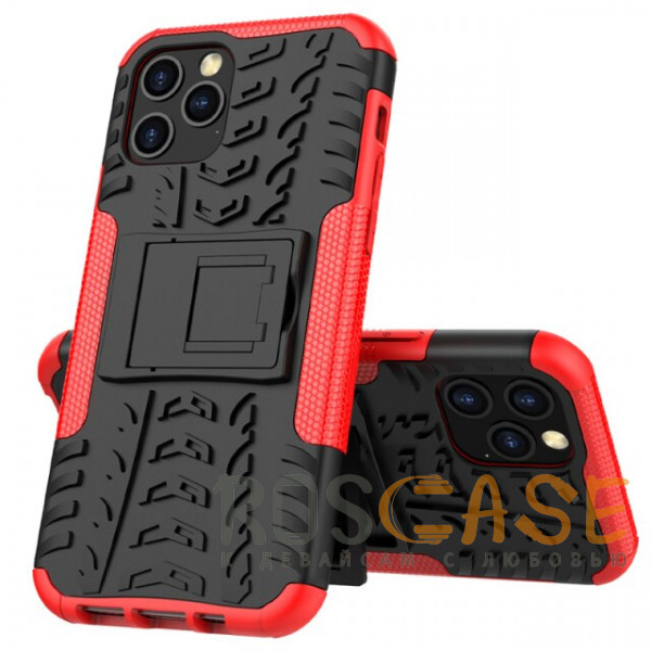 Фото Красный Shield | Противоударный чехол для iPhone 12 / 12 Pro с подставкой