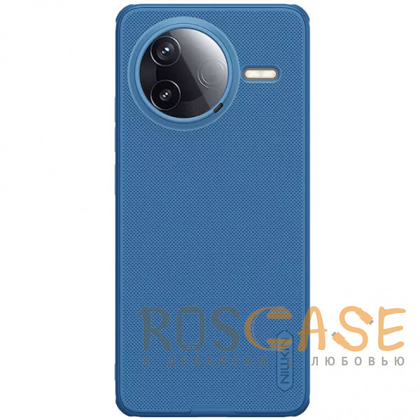 Фото Синий Nillkin Super Frosted Shield Pro | Матовый чехол из пластика и ТПУ для Xiaomi Poco F7 Pro / Redmi K80