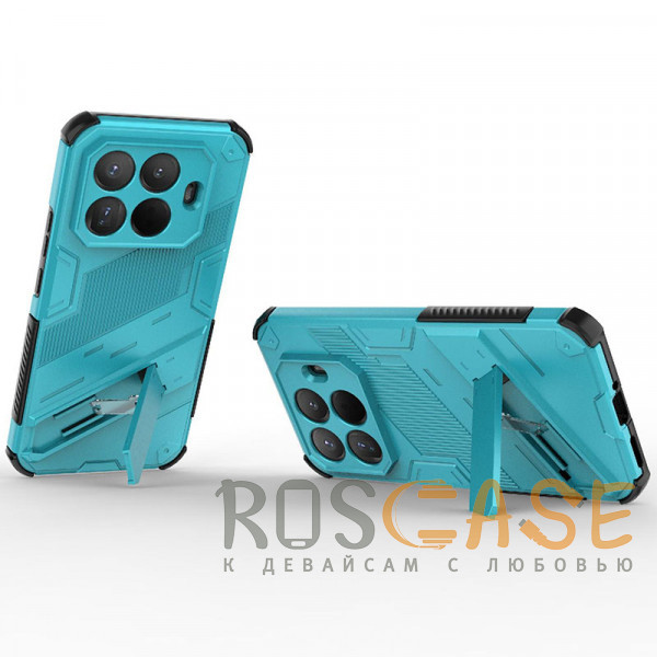 Фотография Голубой Megatron | Противоударный чехол-подставка для Xiaomi Mi 15T Pro с защитой камеры