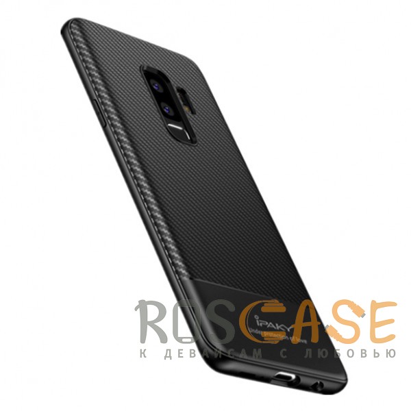 Изображение Черный iPaky Musy | Ультратонкий чехол для Samsung Galaxy S9+ с карбоновым покрытием