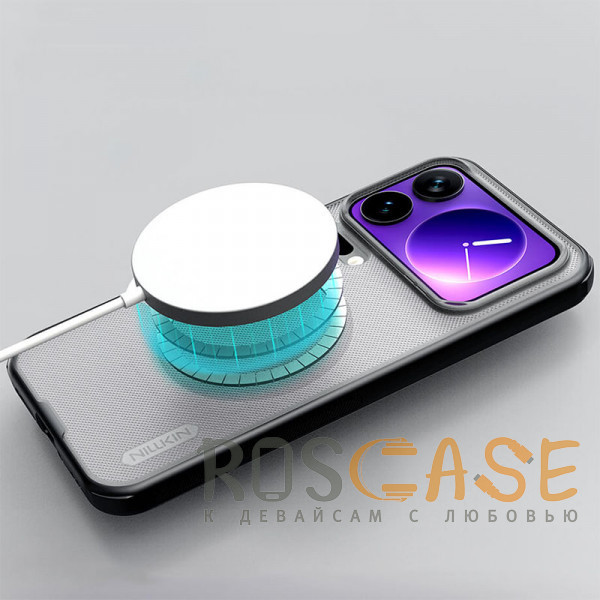 Фотография Серый Nillkin Super Frosted Shield Magnetic | Полупрозрачный чехол с поддержкой Magsafe для Xiaomi Mi 17 Pro Max