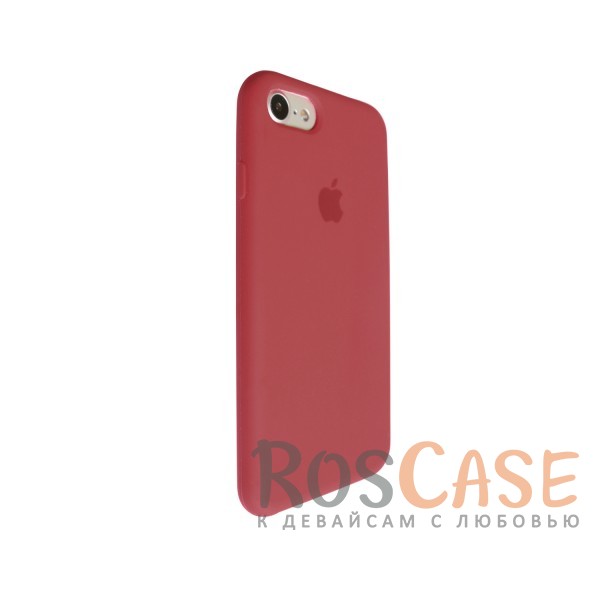 Изображение Красный / Red Wine Оригинальный силиконовый чехол для Apple iPhone 7 (4.7") (реплика)