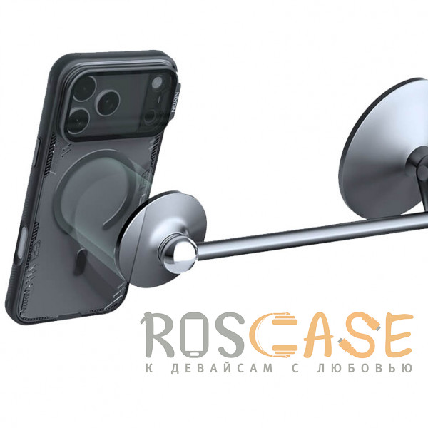 Изображение Черный Nillkin Iceblade Prop Magnetic | Полупрозрачный чехол с поддержкой Magsafe и подставкой для iPhone 17 Pro Max
