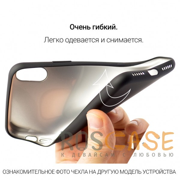 Изображение Черный J-Case THIN | Гибкий силиконовый чехол для Samsung A730 Galaxy A8+ (2018)