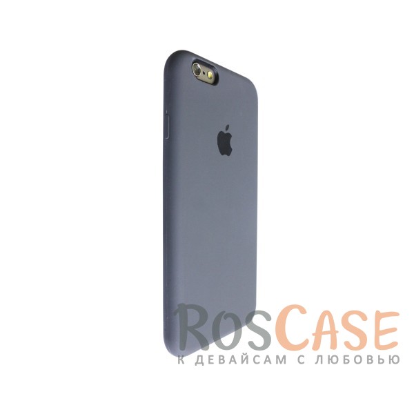 Изображение Серый / Gray Оригинальный силиконовый чехол для Apple iPhone 6/6s (4.7") (реплика)