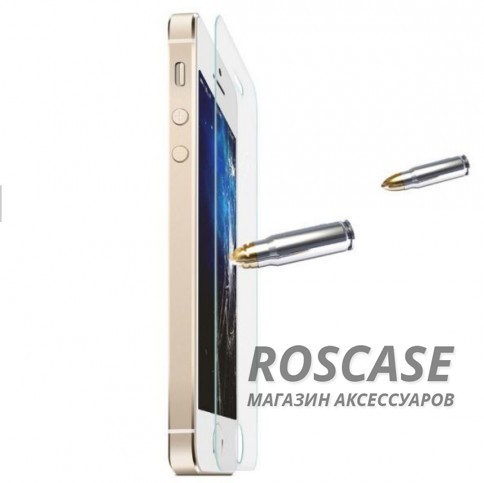 Фото Защитное стекло ROCK Premium Tempered (2.5D) Glass (Anti-Blue Light) для Apple iPhone 5/5S/SE