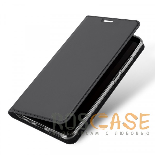Изображение Серый Dux Ducis | Чехол-книжка для Xiaomi Redmi Note 5 Pro / Note 5 (AI Dual Camera) с подставкой и карманом для визиток