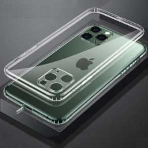 Прозрачный силиконовый чехол для iPhone 11 Pro Max 1мм с защитой камеры