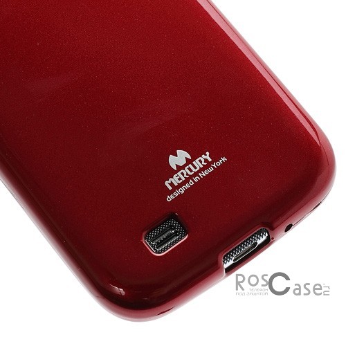 Фотография Красный Mercury Jelly Pearl Color | Яркий силиконовый чехол для для Samsung i9500 Galaxy S4
