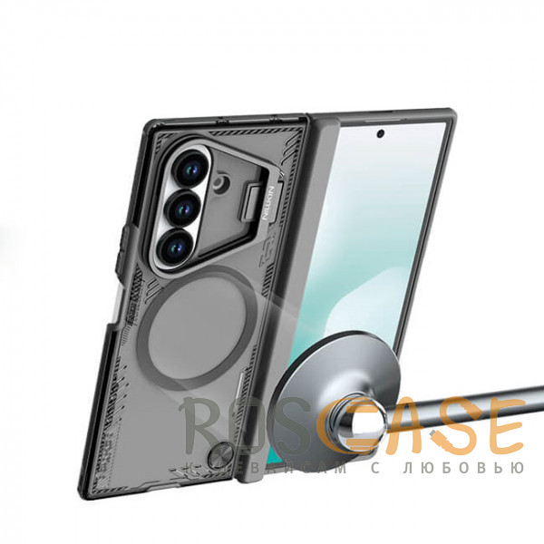 Изображение Зеленый Nillkin Iceblade Prop Magnetic | Полупрозрачный чехол с поддержкой Magsafe и подставкой для Samsung Galaxy Z Fold 7