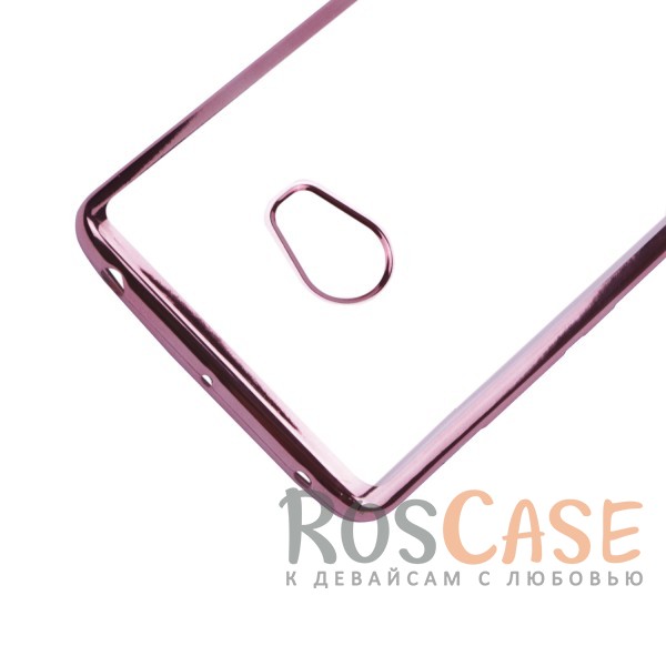 Изображение Розовый Силиконовый чехол для Xiaomi Mi Note 2 с глянцевой окантовкой