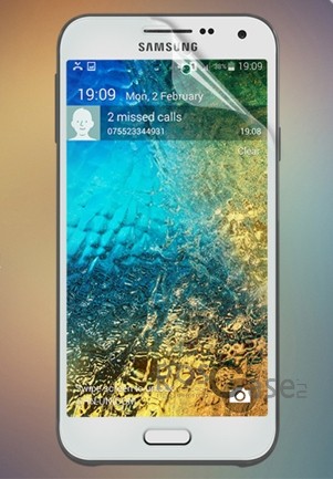 Фото Прозрачная Защитная пленка Auris для Samsung E500H/DS Galaxy E5