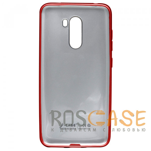 Изображение Красный J-Case THIN | Гибкий силиконовый чехол 0.5 мм для Xiaomi Pocophone F1