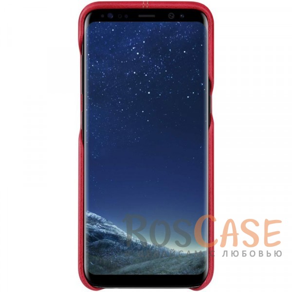 Изображение Красный Nillkin Englon натур. кожа | Чехол для Samsung G955 Galaxy S8 Plus