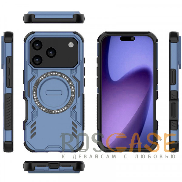 Фотография Синий Mirage MagSafe | Противоударный чехол с поддержкой MagSafe для iPhone 17 Pro