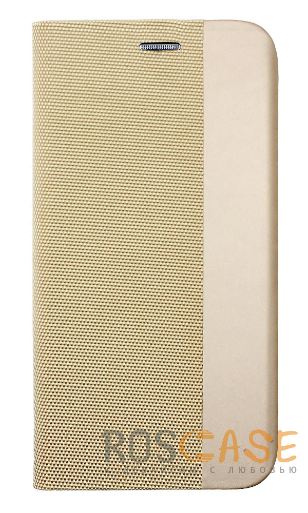 Фотография Золотой Fabric Book | Чехол-книжка с текстильным покрытием для Huawei Mate 30 Pro
