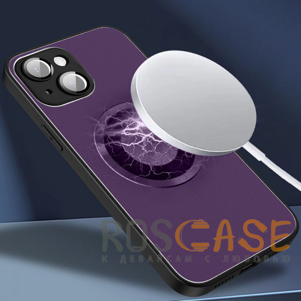 Фотография Фиолетовый Чехол с защитой камер и поддержкой MagSafe для iPhone 15 Plus