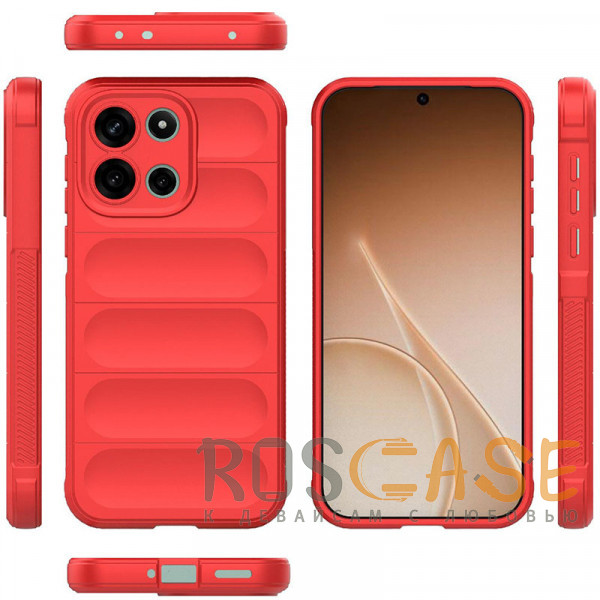 Фото Красный Flex Silicone | Противоударный чехол для OnePlus Nord 6 / CE 6 / Turbo 6 / 6V с защитой камеры