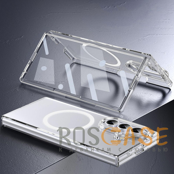 Фото Прозрачный Crystal 3D Magsafe | Прозрачный пластиковый чехол для Samsung Galaxy Z Fold 8 Ultra