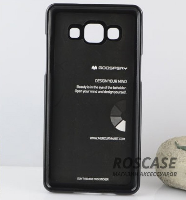 Фотография Черный Mercury Jelly Pearl Color | Яркий силиконовый чехол для для Samsung A500H / A500F Galaxy A5