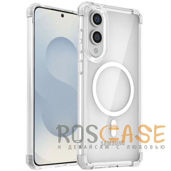 Фото Прозрачный Nature Magnetic | Прозрачный противоударный чехол с поддержкой MagSafe для Samsung Galaxy S25 Edge