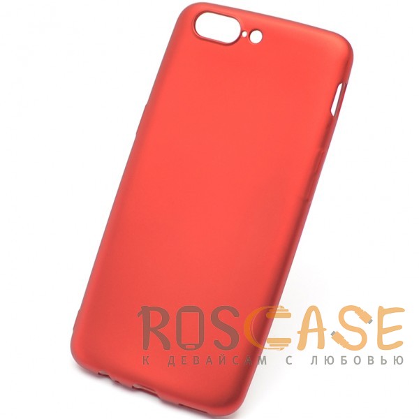 Фотография Красный J-Case THIN | Гибкий силиконовый чехол для OnePlus 5