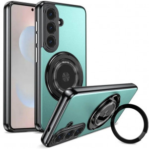Чехол с кольцом Magsafe и алюминиевой вставкой  для Samsung Galaxy S26 Plus