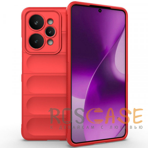 Фото Красный Flex Silicone | Противоударный чехол для Realme 15 Pro 5G с защитой камеры и микрофиброй