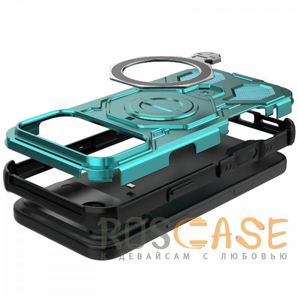 Фотография Голубой Magnus | Противоударный чехол с Magsafe для iPhone 17 Pro Max