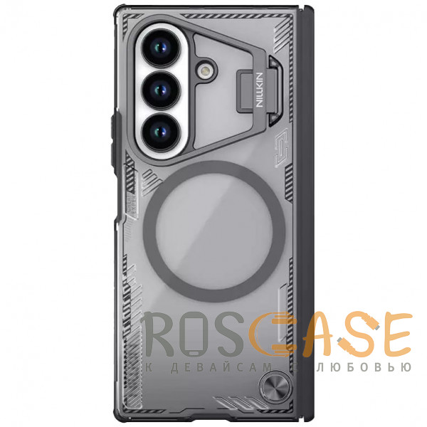 Фото Черный Nillkin Iceblade Prop Magnetic | Полупрозрачный чехол с поддержкой Magsafe и подставкой для Samsung Galaxy Z Fold 7