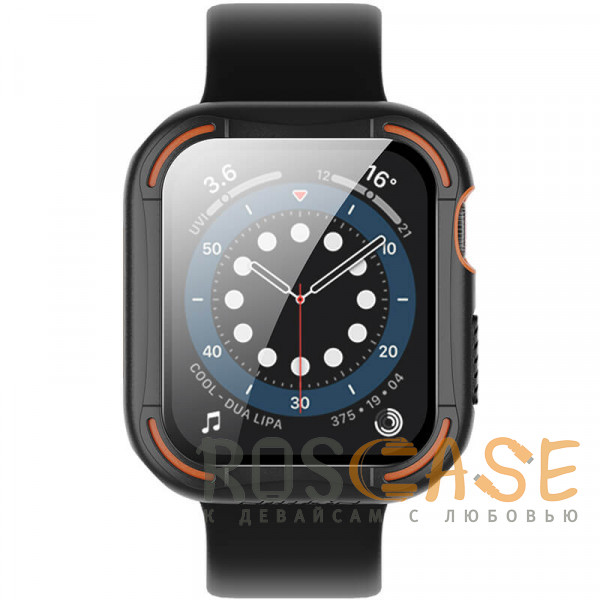 Фото Черный Nillkin CrashBumper | Чехол со стеклом для часов Apple Watch 4 / 5 / 6 / SE  (40 мм)