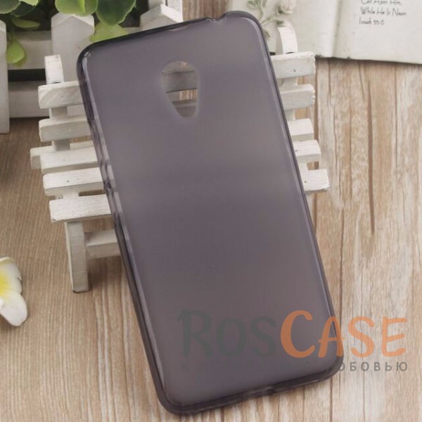 

TPU чехол с прозрачными бортами для Meizu Pro 6 (Серый)