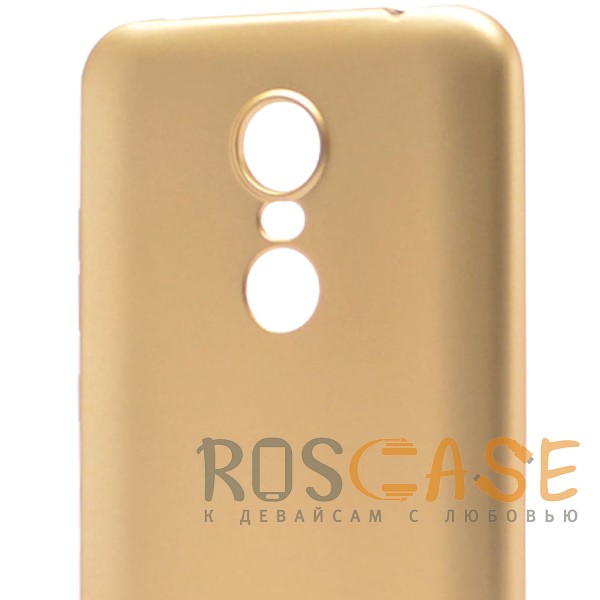 Фотография Золотой J-Case THIN | Гибкий силиконовый чехол для Xiaomi Redmi 5 Plus / Redmi Note 5 (Single Camera)