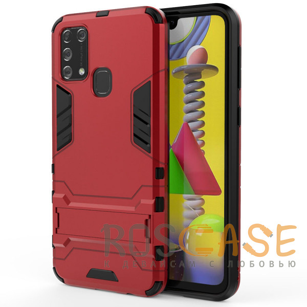 Фото Красный Transformer | Противоударный чехол для Samsung Galaxy M31 / F41 / M21s с мощной защитой корпуса