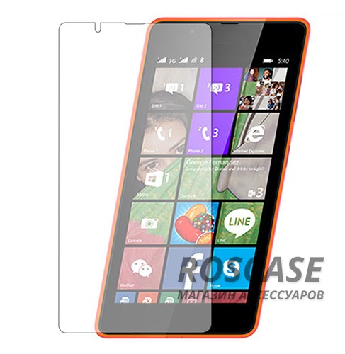 Фото H+ | Защитное стекло для Microsoft Lumia 540 (картонная упаковка)