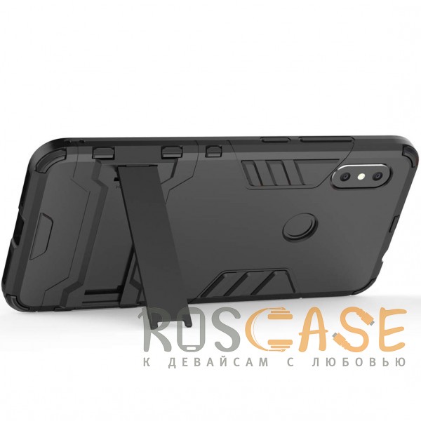 Фото Черный / Soul Black Transformer | Противоударный чехол для Xiaomi Redmi Note 6 Pro с мощной защитой корпуса