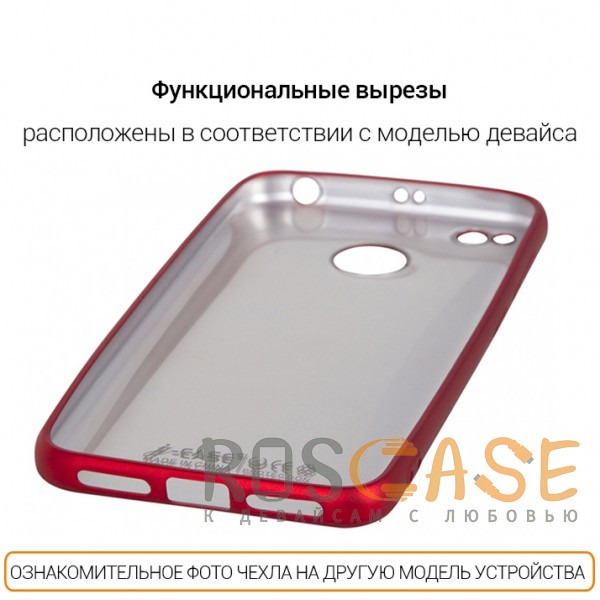 Фотография Красный J-Case THIN | Гибкий силиконовый чехол для Huawei Honor Play