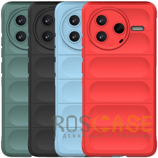 Фото Flex Silicone | Противоударный чехол для Xiaomi Poco F7 Pro / Redmi K80 с защитой камеры и микрофиброй