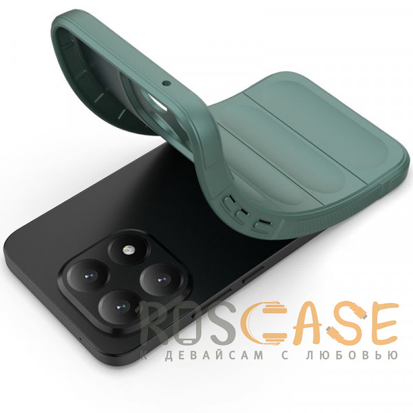 Фотография Зеленый Flex Silicone | Противоударный чехол для Xiaomi Mi 15T с защитой камеры и микрофиброй