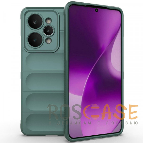 Фото Зеленый Flex Silicone | Противоударный чехол для Realme 15 Pro 5G с защитой камеры и микрофиброй