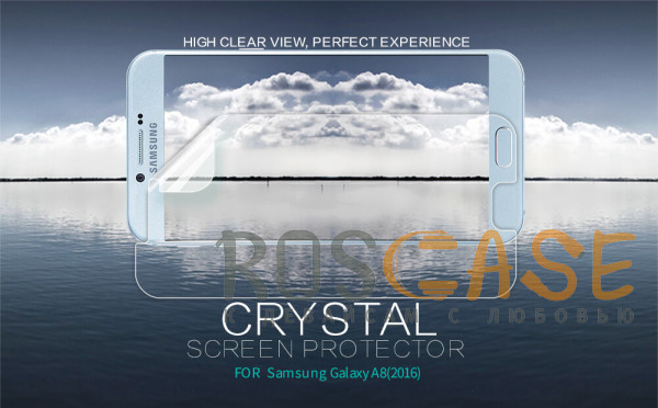 Фотография Анти-отпечатки Nillkin Crystal | Прозрачная защитная пленка для Samsung A810 Galaxy A8 (2016)
