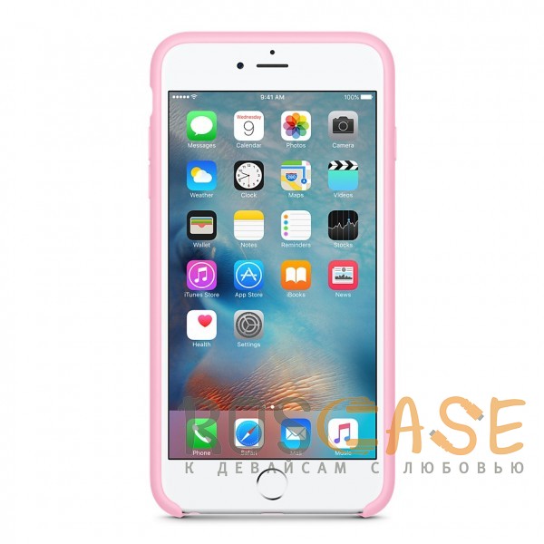 Фотография Нежно-розовый Чехол Silicone Case для iPhone 6 Plus / 6S Plus