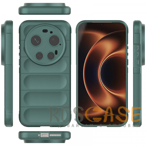 Фото Зеленый Flex Silicone | Противоударный чехол для Xiaomi Mi 17 Ultra с защитой камеры и микрофиброй