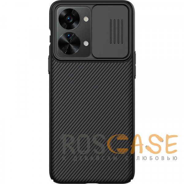 Фото Черный Nillkin CamShield | Пластиковый чехол с защитой камеры для OnePlus Nord 2T 5G