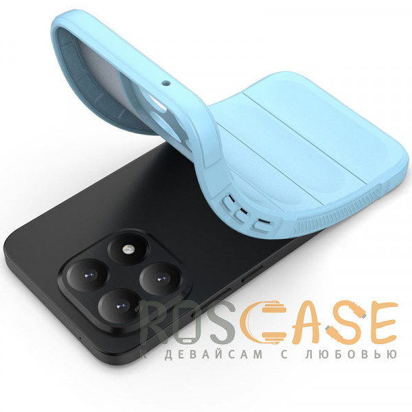 Фотография Голубой Flex Silicone | Противоударный чехол для Xiaomi Mi 15T с защитой камеры и микрофиброй