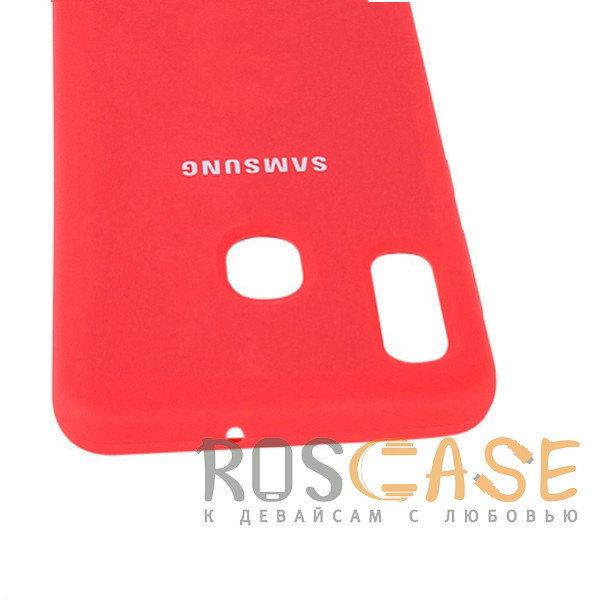 Изображение Красный Чехол Silicone Cover для Samsung Galaxy A20 / A30